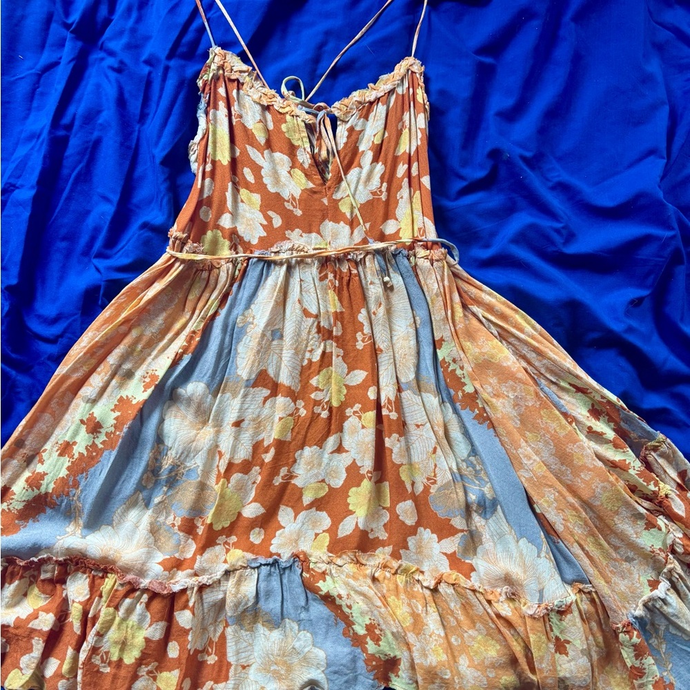 Floral Spaghetti Strap Dress/Tunic
